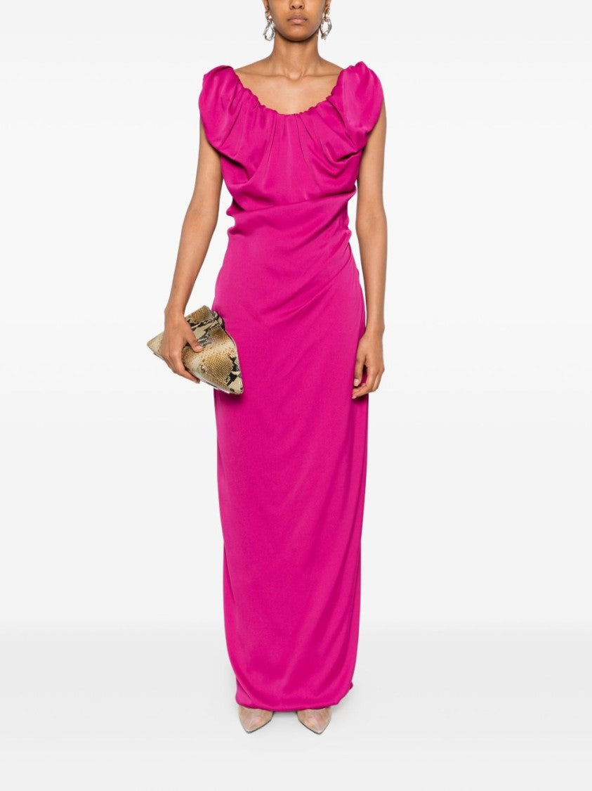 Vivienne Westwood Long Fuchsia Maxi Dress
