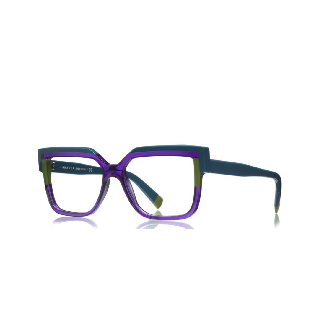 Lamarca Purple Fusioni 155 Oversized Square Eyeglasses