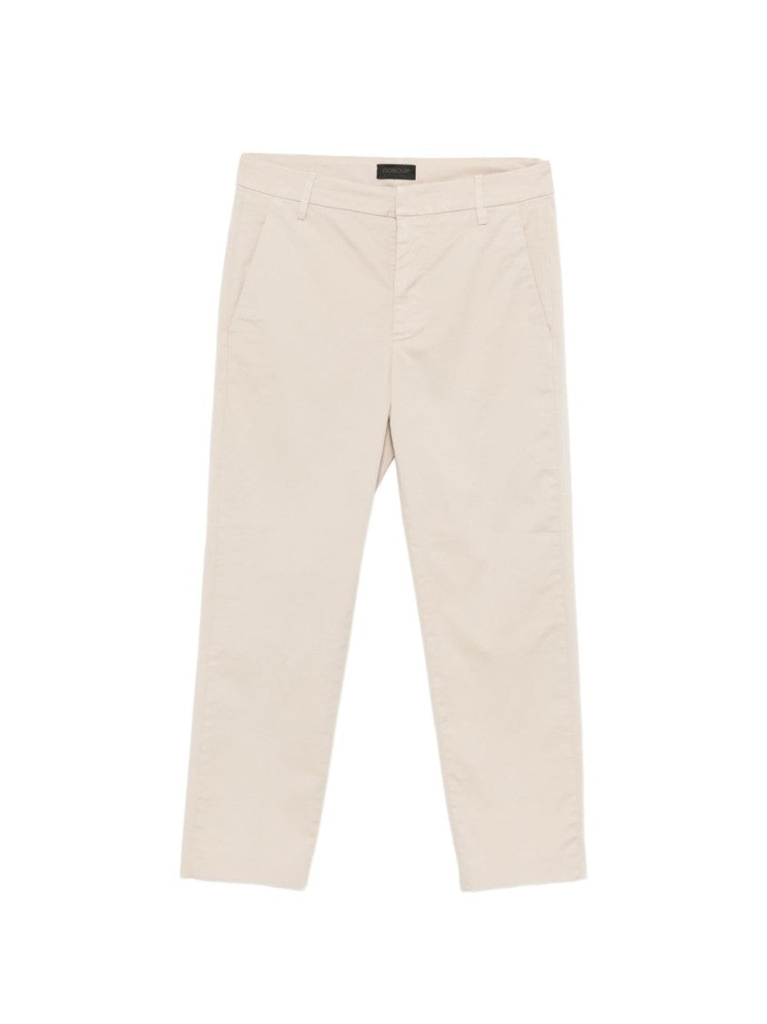 Dondup Oatmeal Beige Concealed Closure Jeans