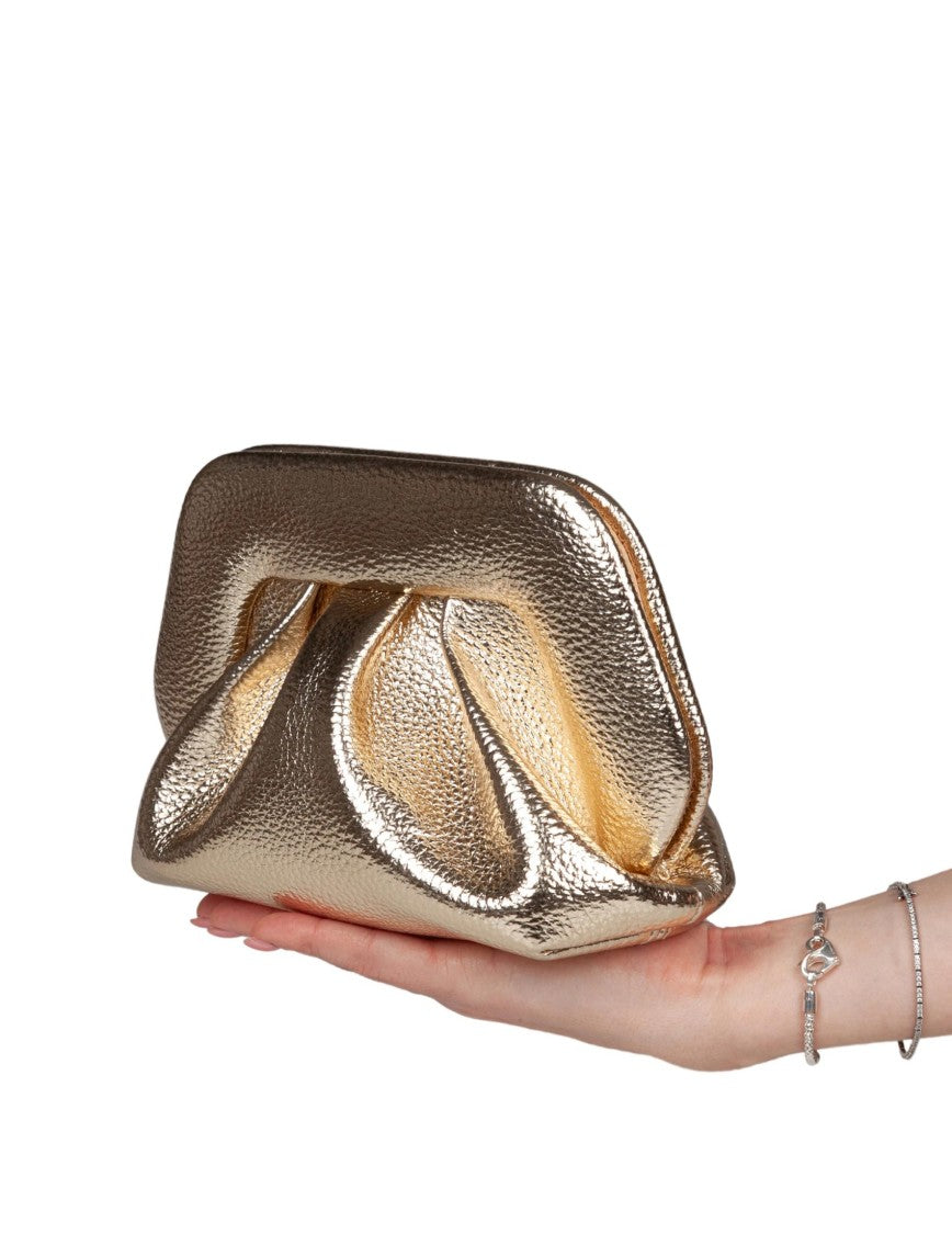 Themoirè Bios Laminated Faux Leather Bag