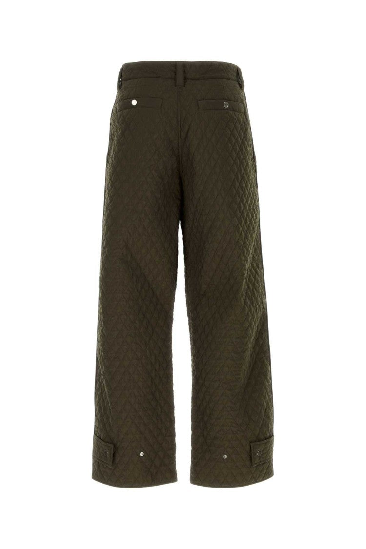 Burberry Army Green Nylon Pant