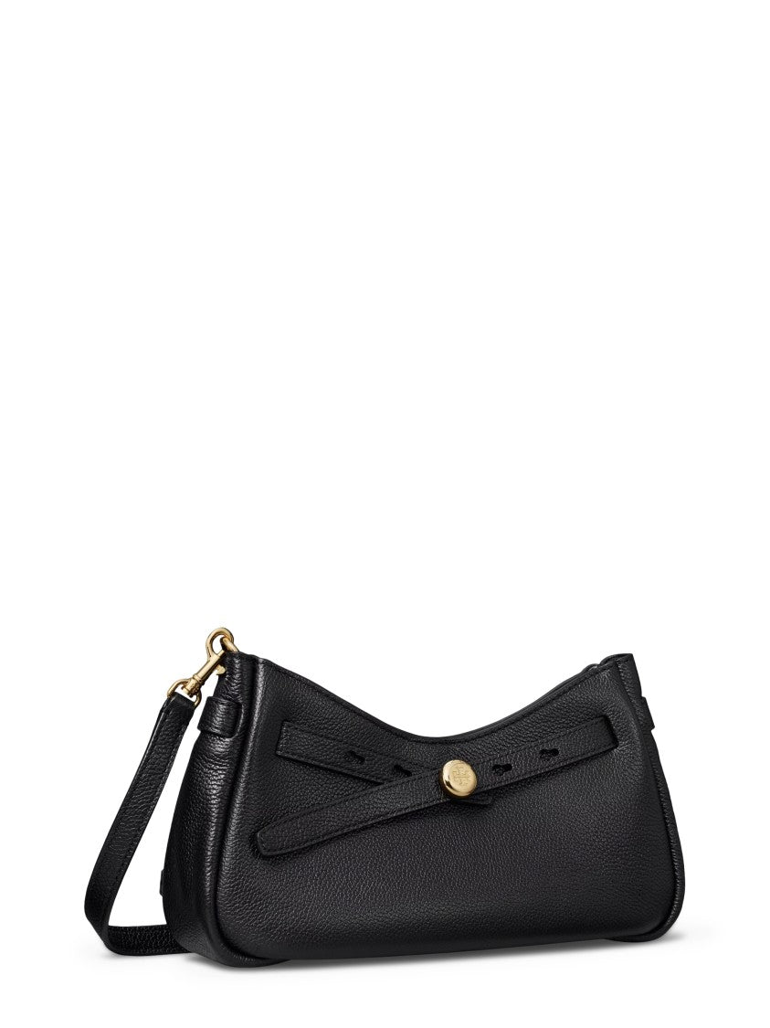 Tory Burch Textured Leather Crossbody Bag With Zip Closure