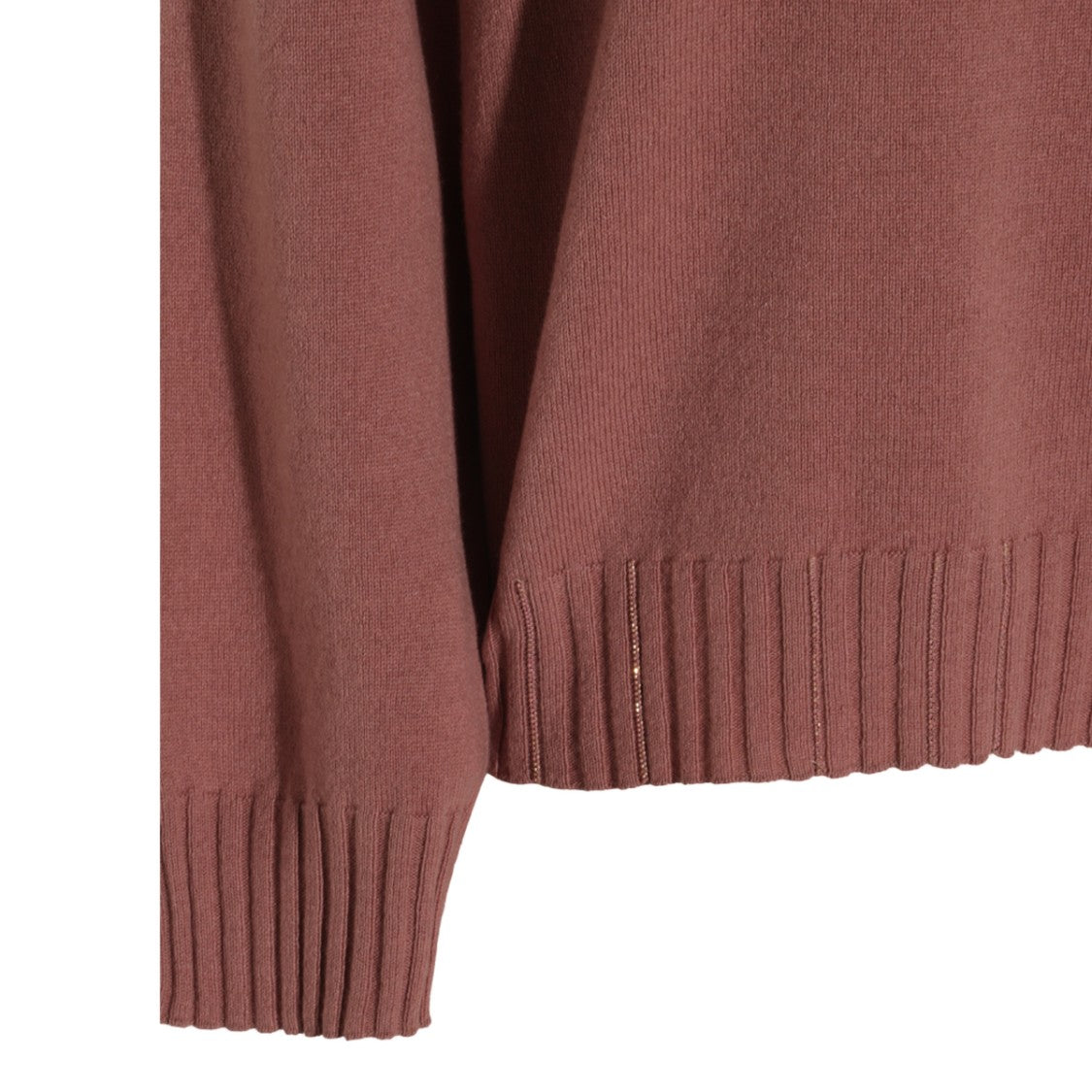 Fabiana Filippi Muted Dusty Rose Knit Sweater