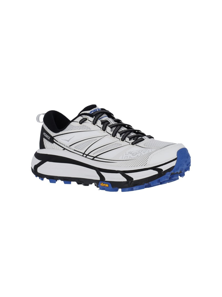 Hoka White Mafate Speed 2 Sneakers