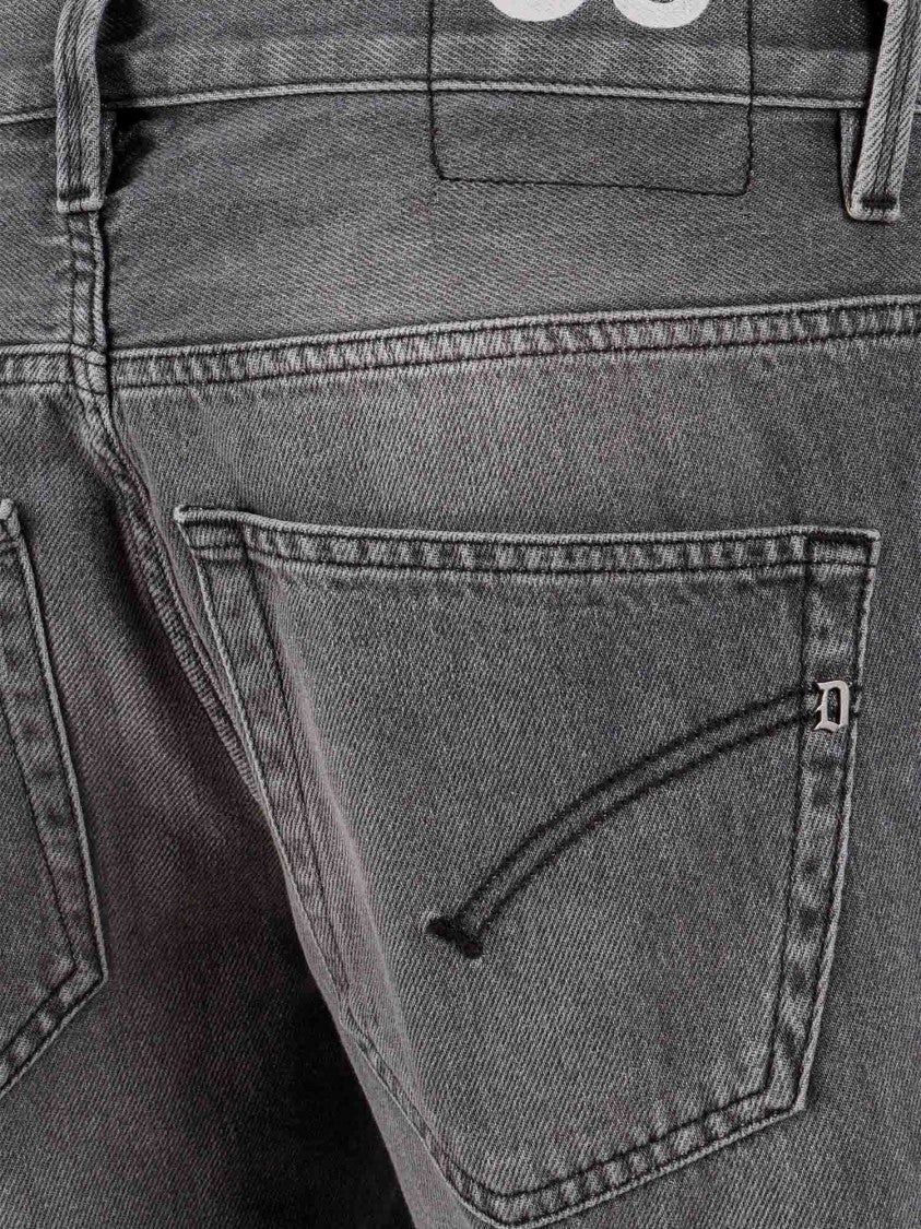 Dondup Faded Grey Brighton Curved Jeans