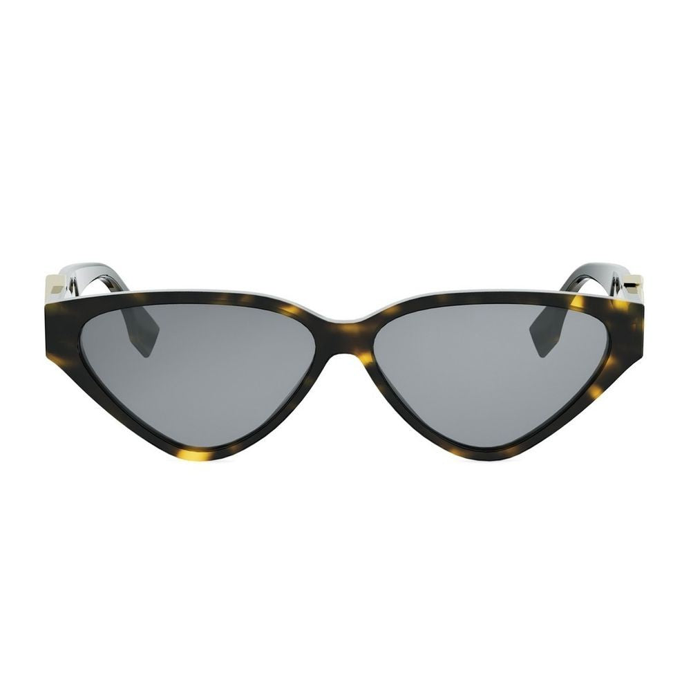 Fendi Ff Diamonds Triangular Cat-Eye Acetate Sunglasses