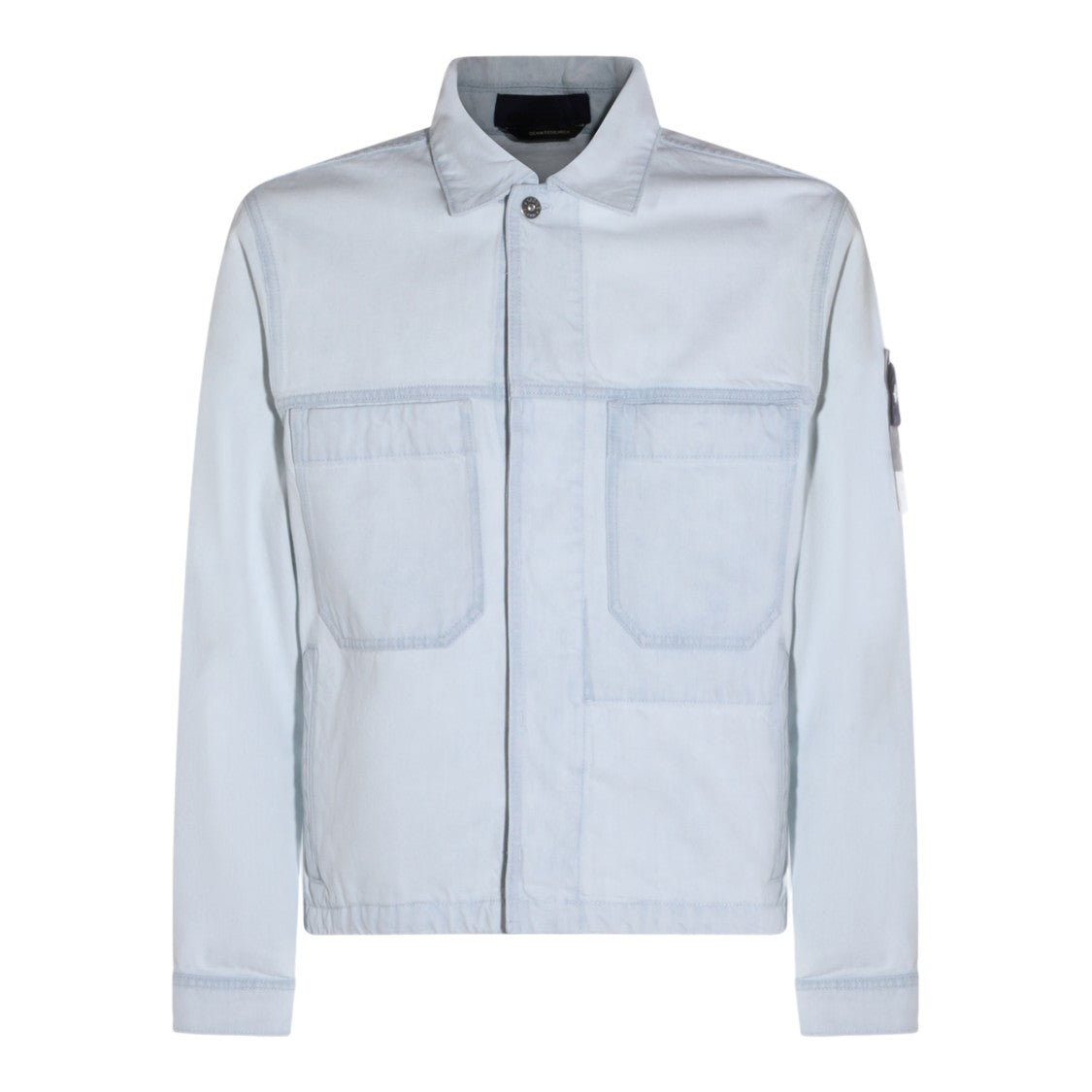 Stone Island Structured Black Jacket With Modern Aesthetic And Functional Design