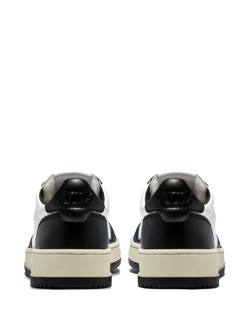 Autry White Leather Sneakers With Perforated Detailing