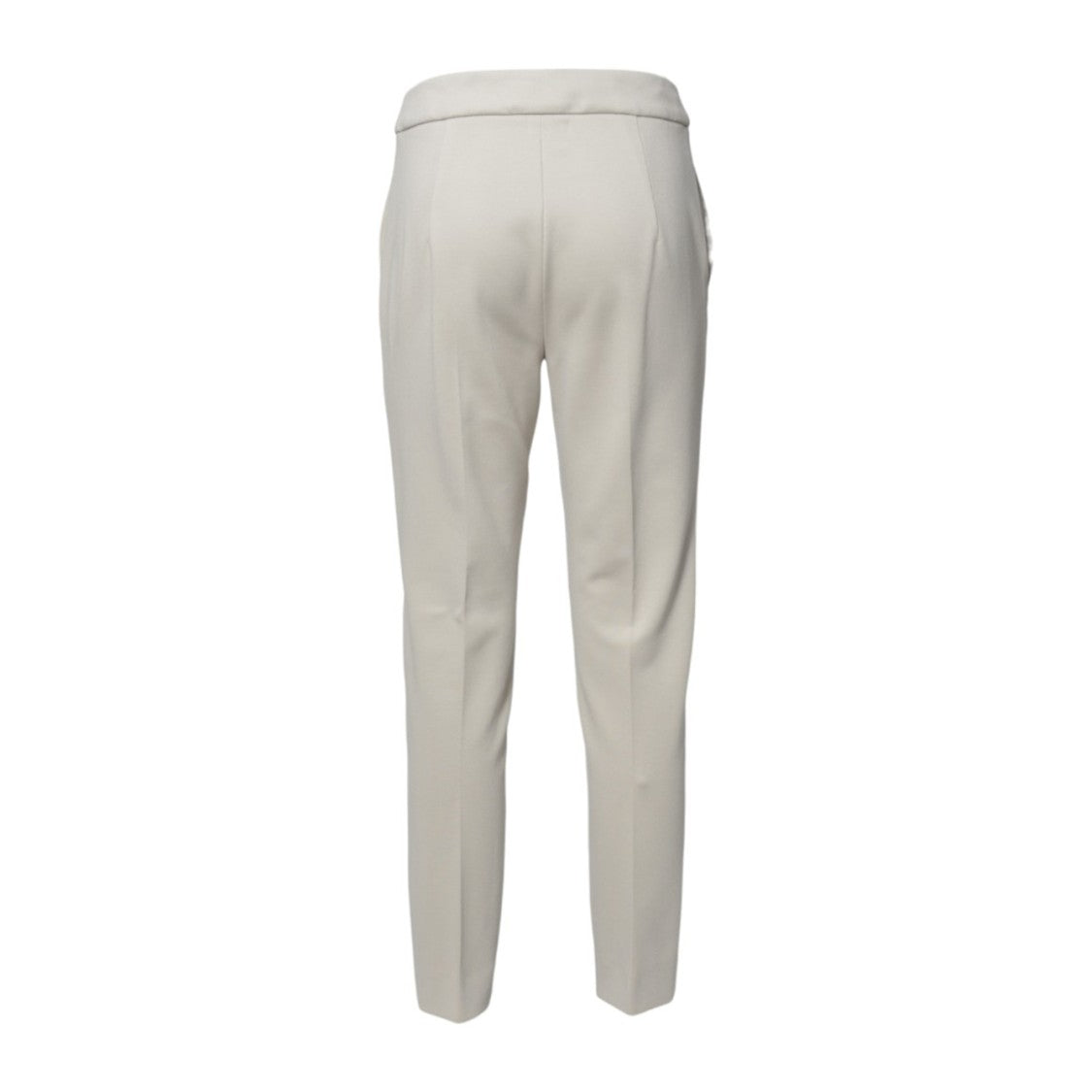 Max Mara Pegno Pants In Pearl Gray Viscose Blend