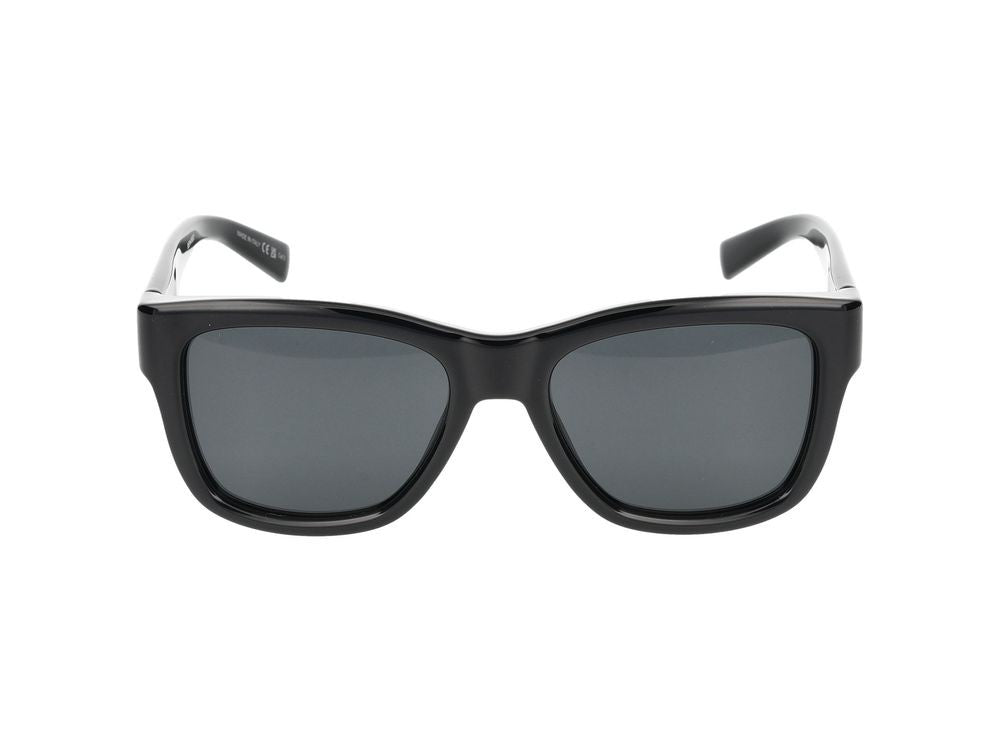 Saint Laurent Black Oversized Square Frame Sunglasses
