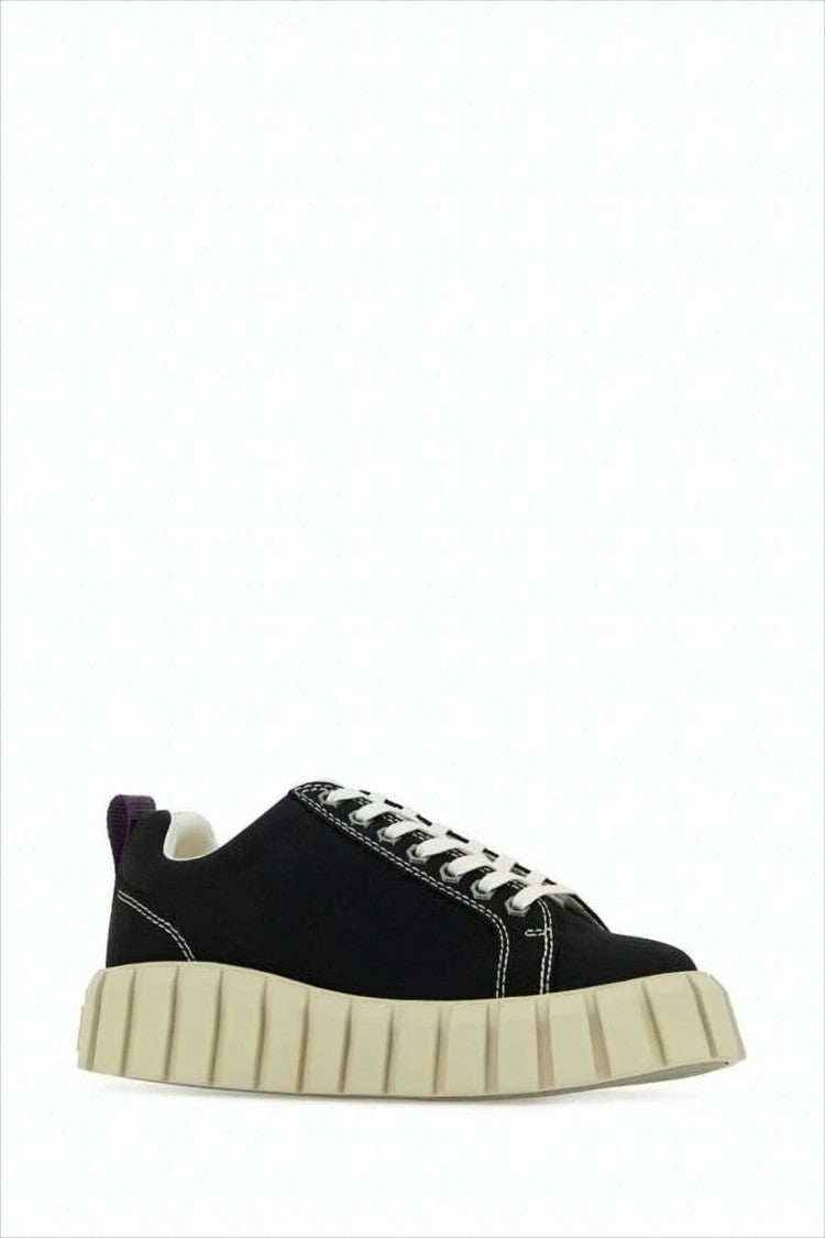 Eytys Low-Top Black Sneakers With Contrast Stitching
