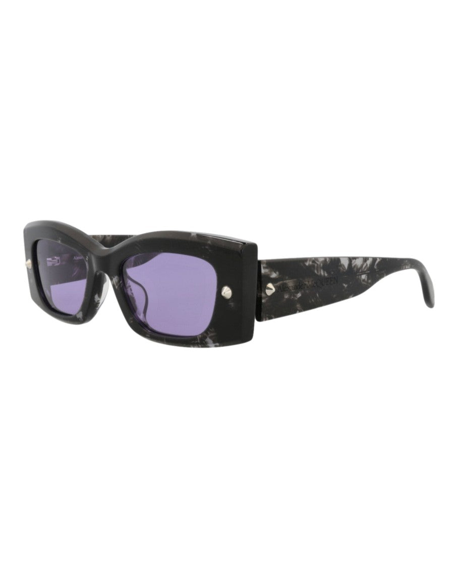 Alexander Mcqueen Square-Frame Recycled Acetate Sunglasses