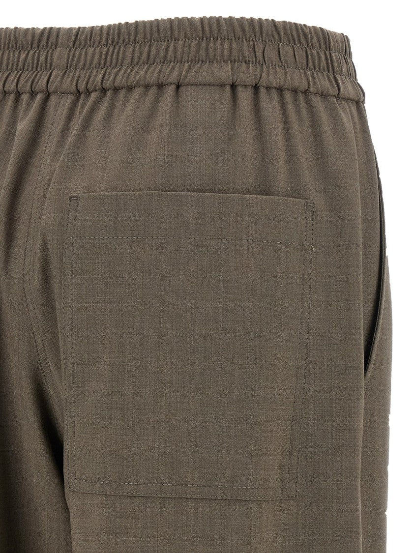 Brunello Cucinelli Wool Blend Trousers