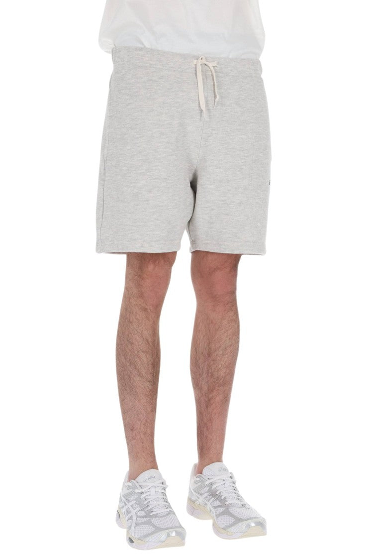 Autry Grey Sweat Cotton Denim Shorts