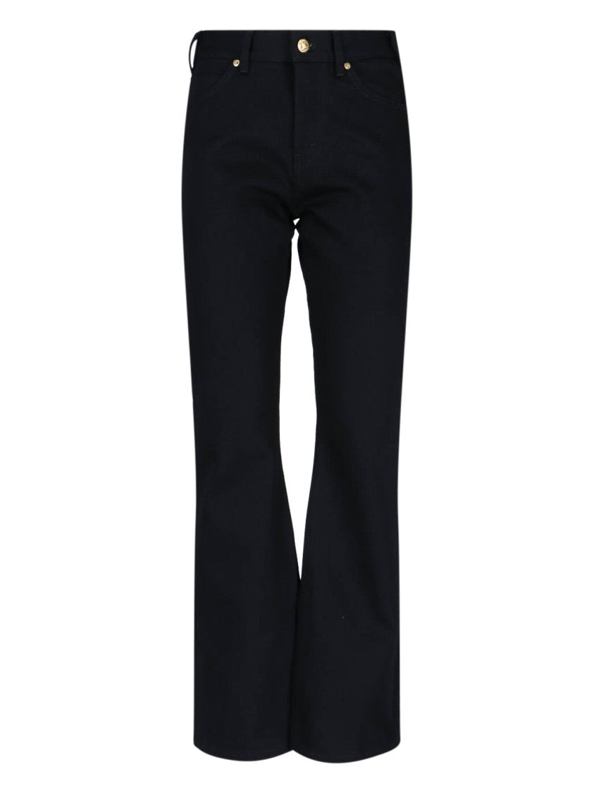 Céline Bootcut Jeans With Classic Five-Pocket Design And Flared Hem