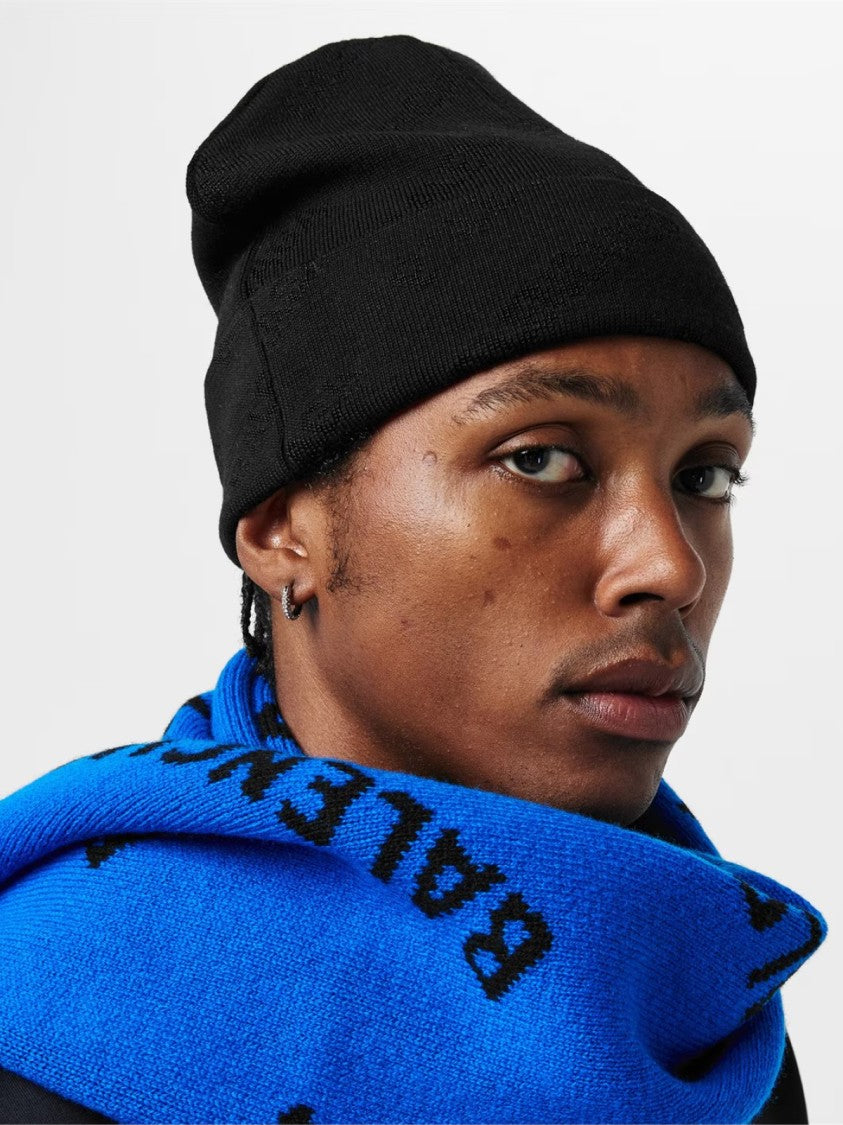 Balenciaga Allover Logo Beanie