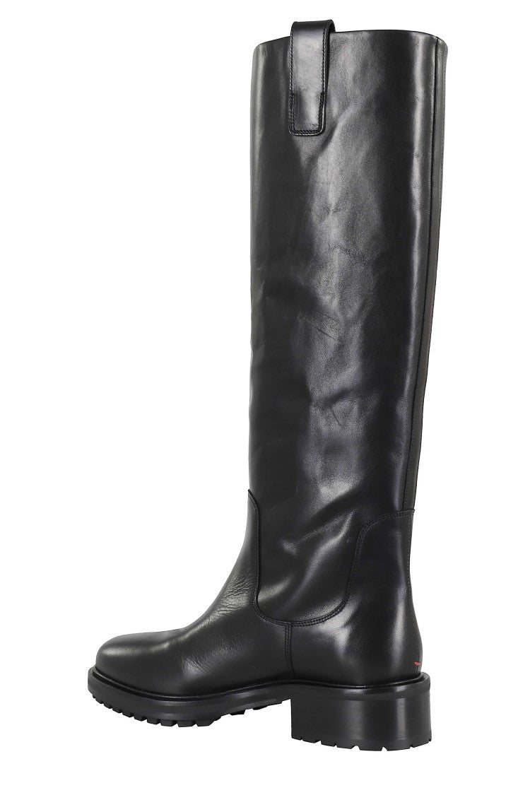 Aeydē Henry High-Leg Pullers Leather Boots