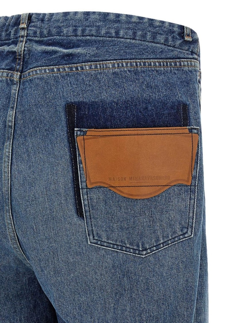 Maison Mihara Yasuhiro Powder Blue Straight Leg Jeans