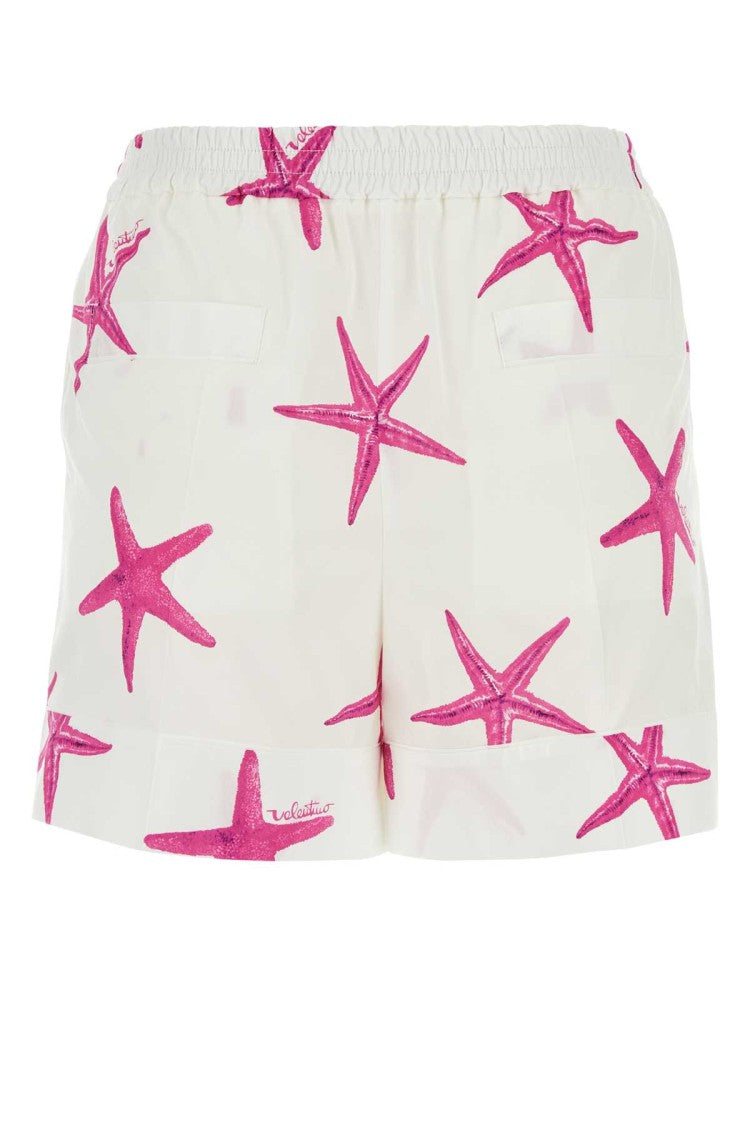 Valentino Garavani Printed Poplin Escape Shorts