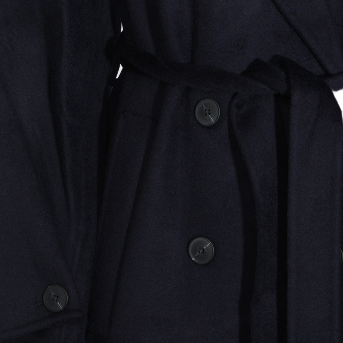 The Dynamis Studio Double-Breasted Long Belted Coat