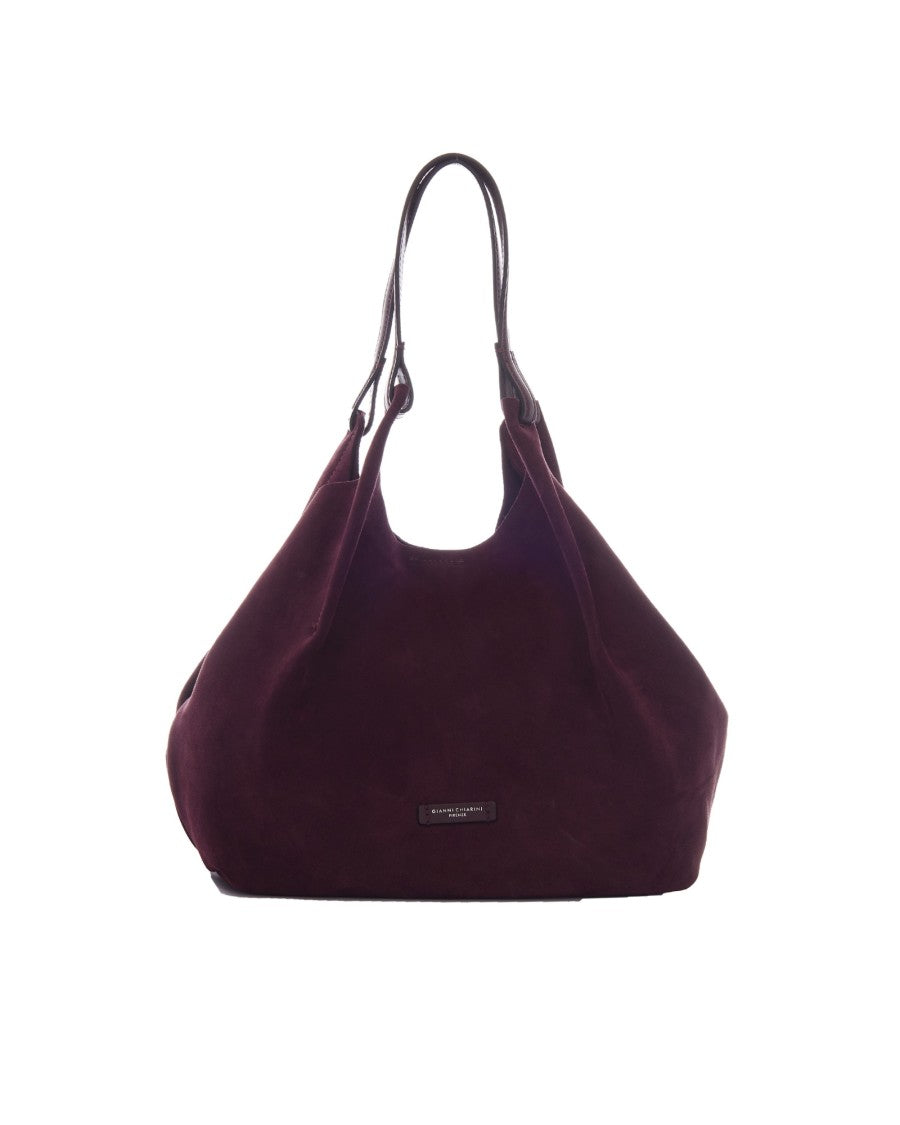 Gianni Chiarini Suede Shoulder Bag With Internal Pouch