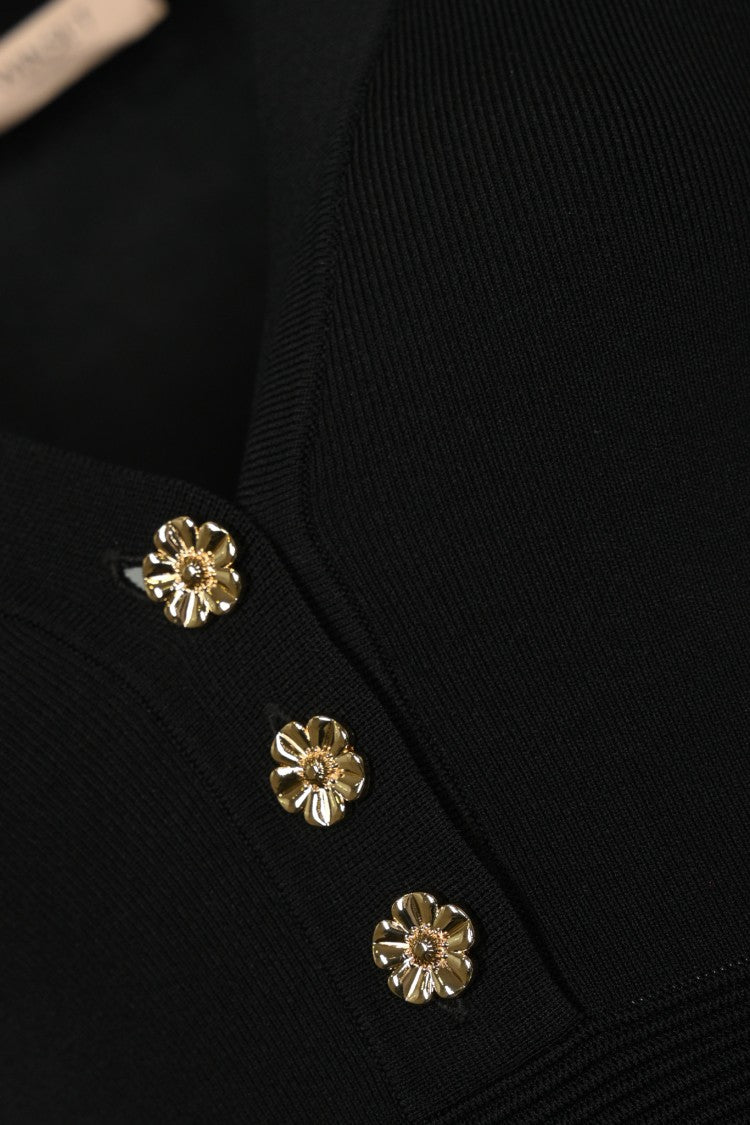 Twin-Set Tailored Neutrals Dress With Classic Silhouette