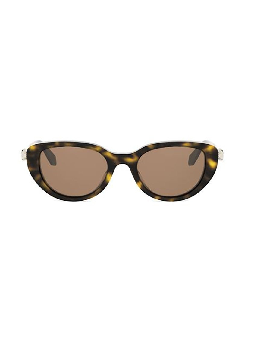 Bulgari Tortoiseshell Bv40067i Cat-Eye Gold Sunglasses