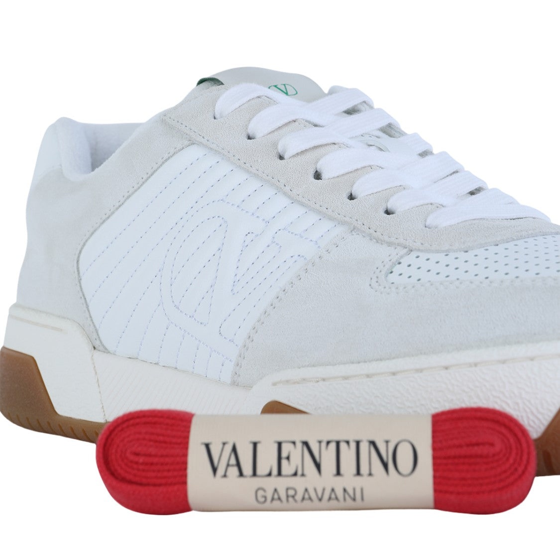Valentino Garavani White Sneakers With Perforated Panels