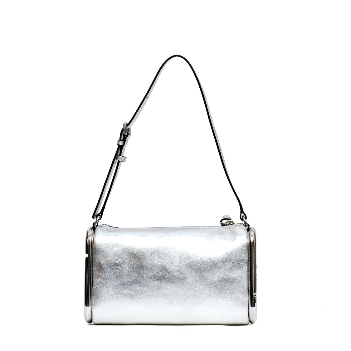Marc Jacobs Metallic Leather Shoulder Bag With Adjustable Strap