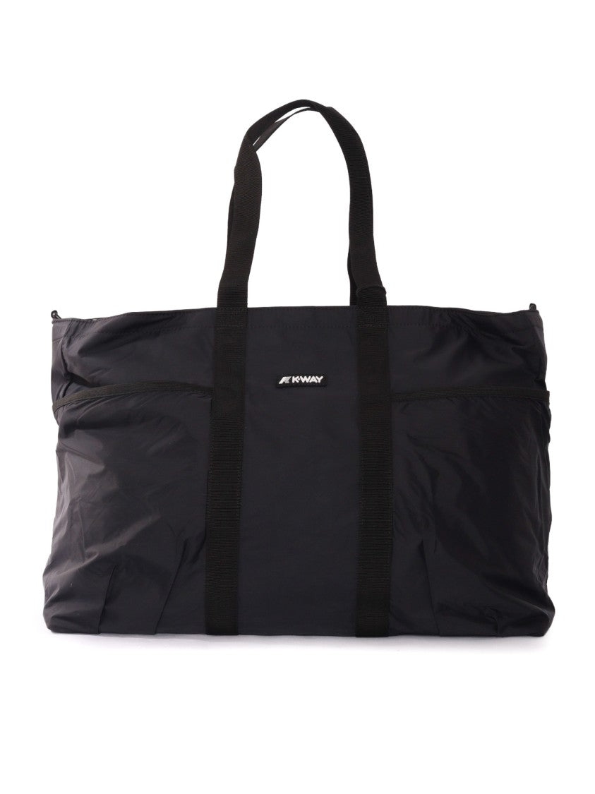 K-Way Saint Malo Versatile Black Tote Bag
