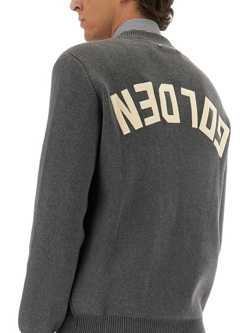 Golden Goose Sweater With Writing On The Back
