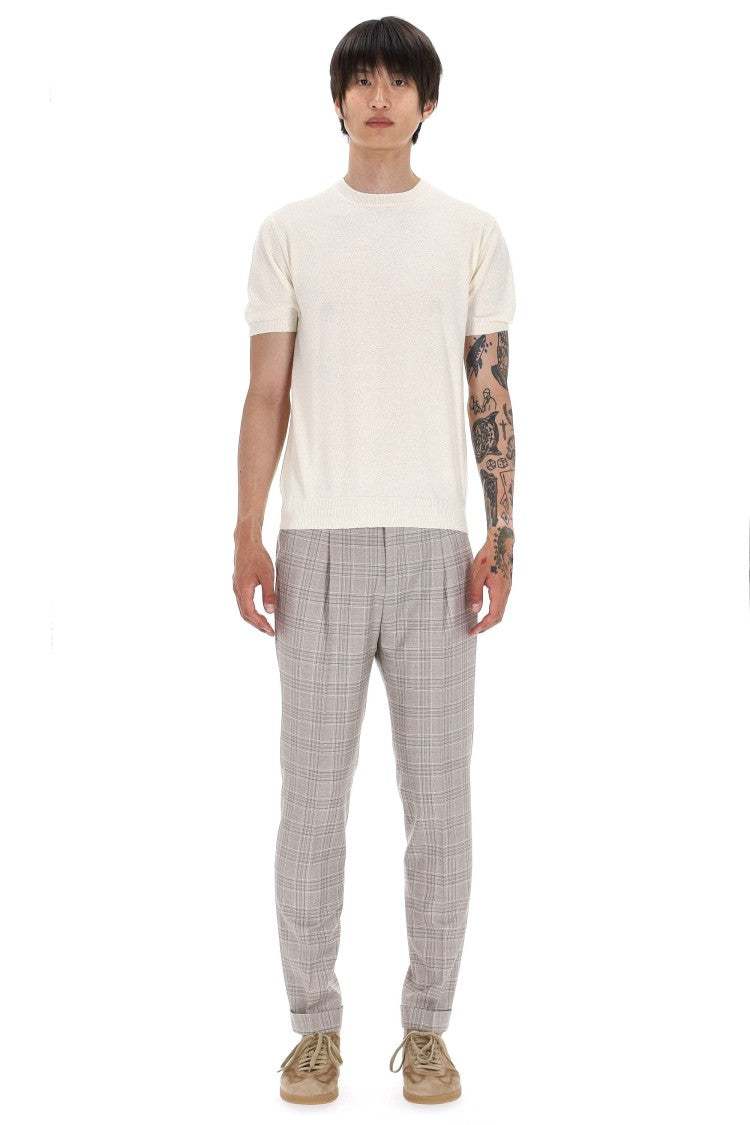 Drumohr Superlight Terry Cotton Crewneck T-Shirt