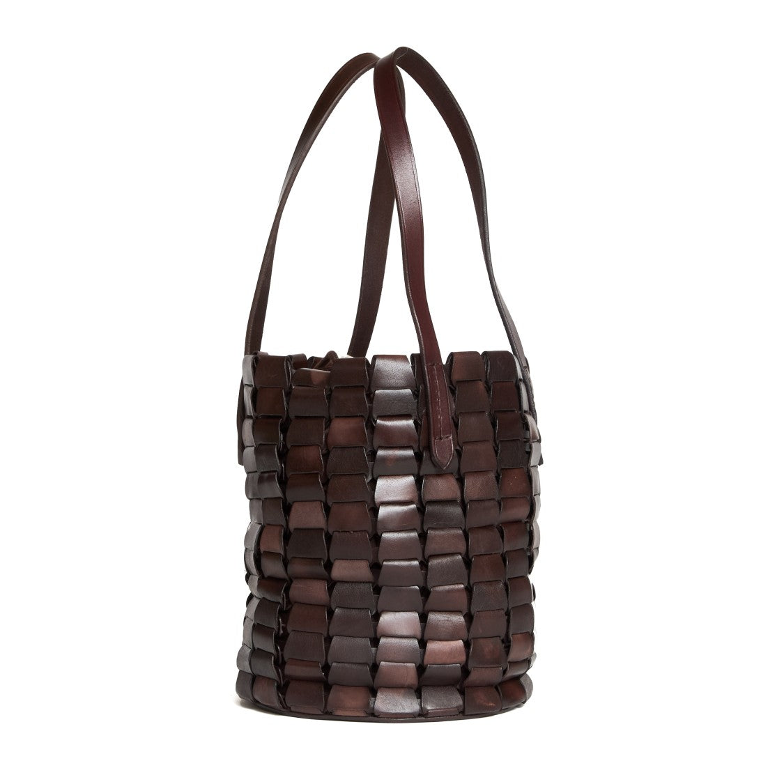 Dragon Diffusion Link Leather Bucket Bag