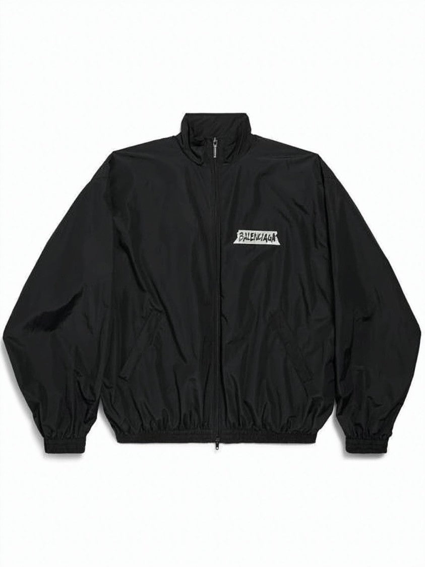 Balenciaga Medium-Fit Track Suit Jacket