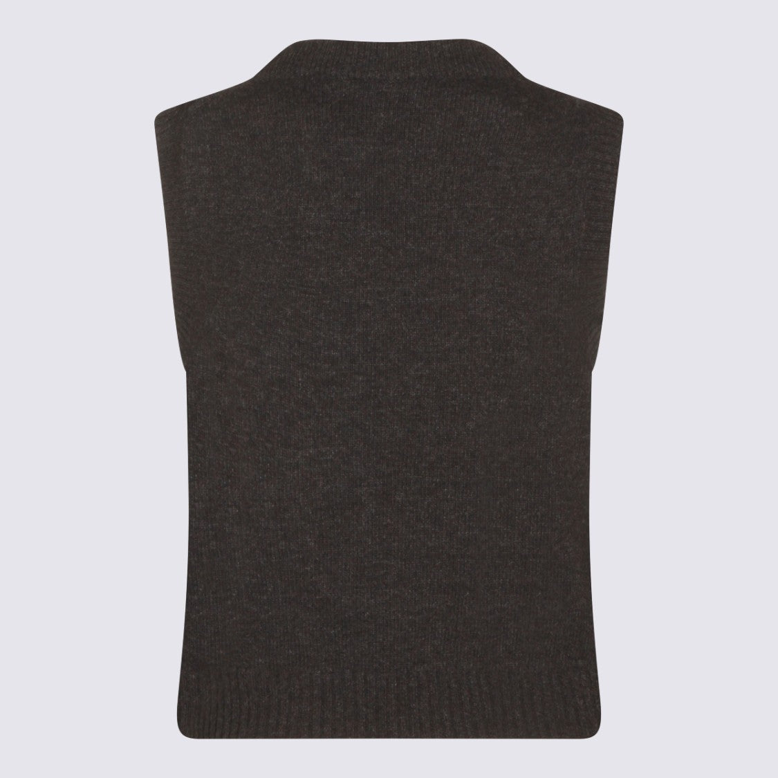 Ganni Black Sand Wool Blend Knitwear