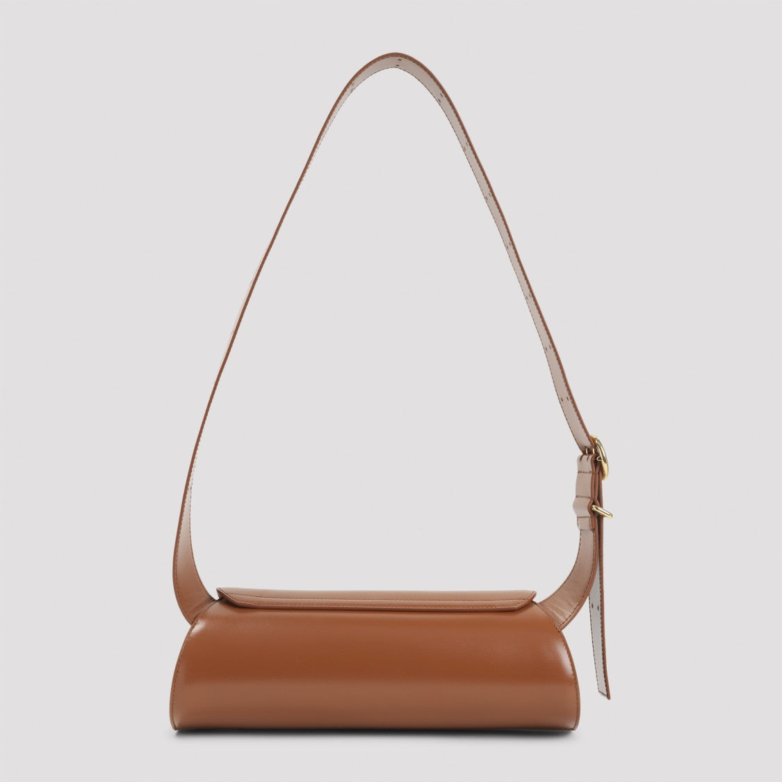 Jil Sander Tan Leather Cannolo Bag