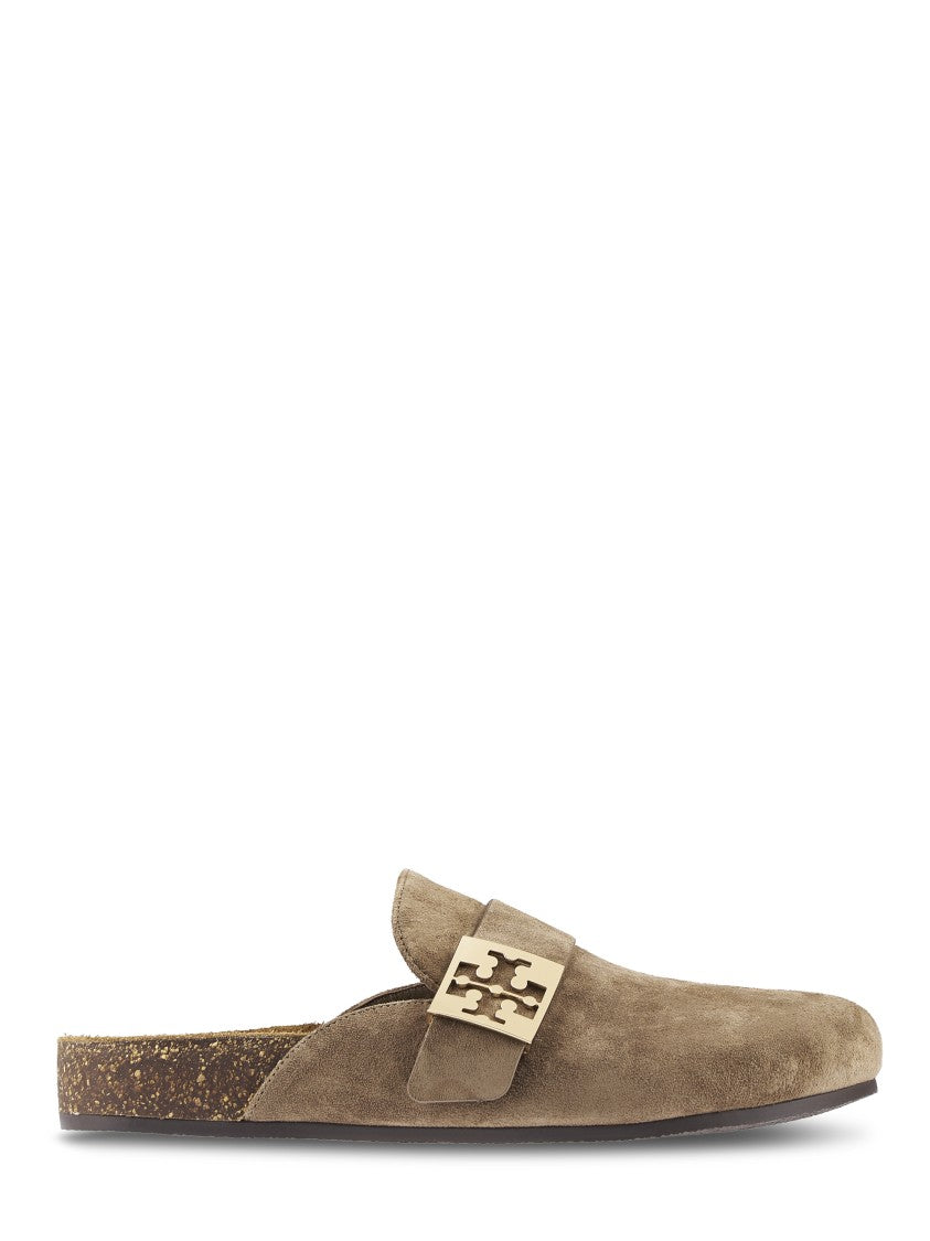 Tory Burch Mule Sandals With Buckle Detail