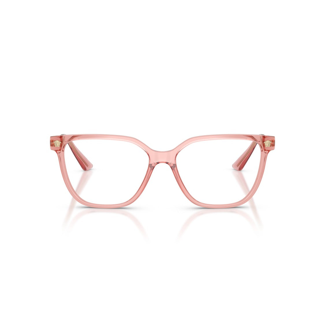 Versace 0Ve3388u Translucent Pink Square Frame Eyeglasses