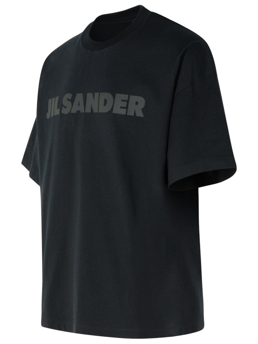 Jil Sander Black Cotton T-Shirt