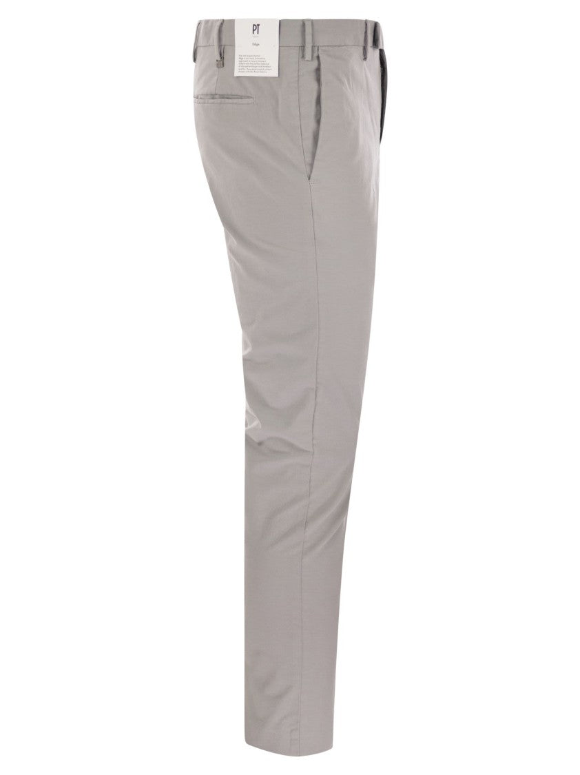 Pt Torino Dieci - Stretch Cotton Trousers