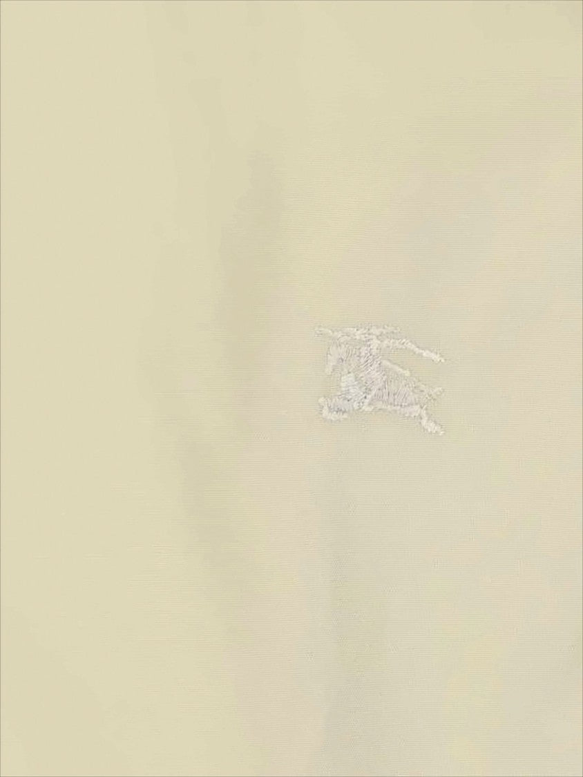 Burberry Classic Short-Sleeved Cotton Shirt With Button-Down Collar