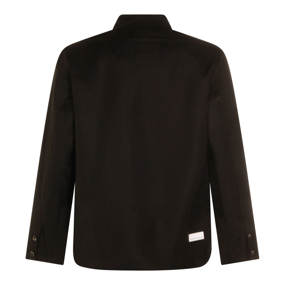 Nine In The Morning Minimalist Straight-Cut Jacket With Classic Collar And Concealed Button Placket