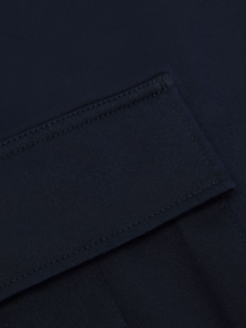 Ami Paris Relaxed-Fit Cargo Shorts With Structured Waistband