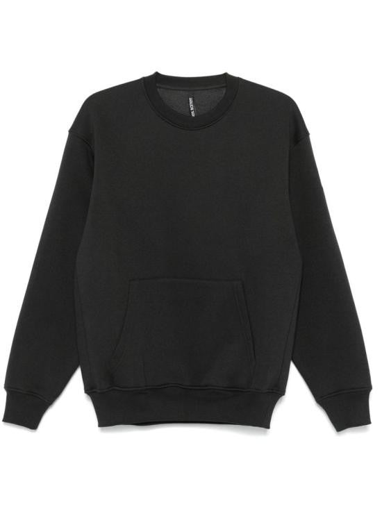 Neil Barrett Long-Sleeve Pullover Top With Kangaroo Pocket And Ribbed Cuffs