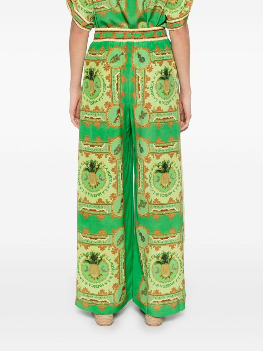 Alemais Grass Green La Musica Trousers