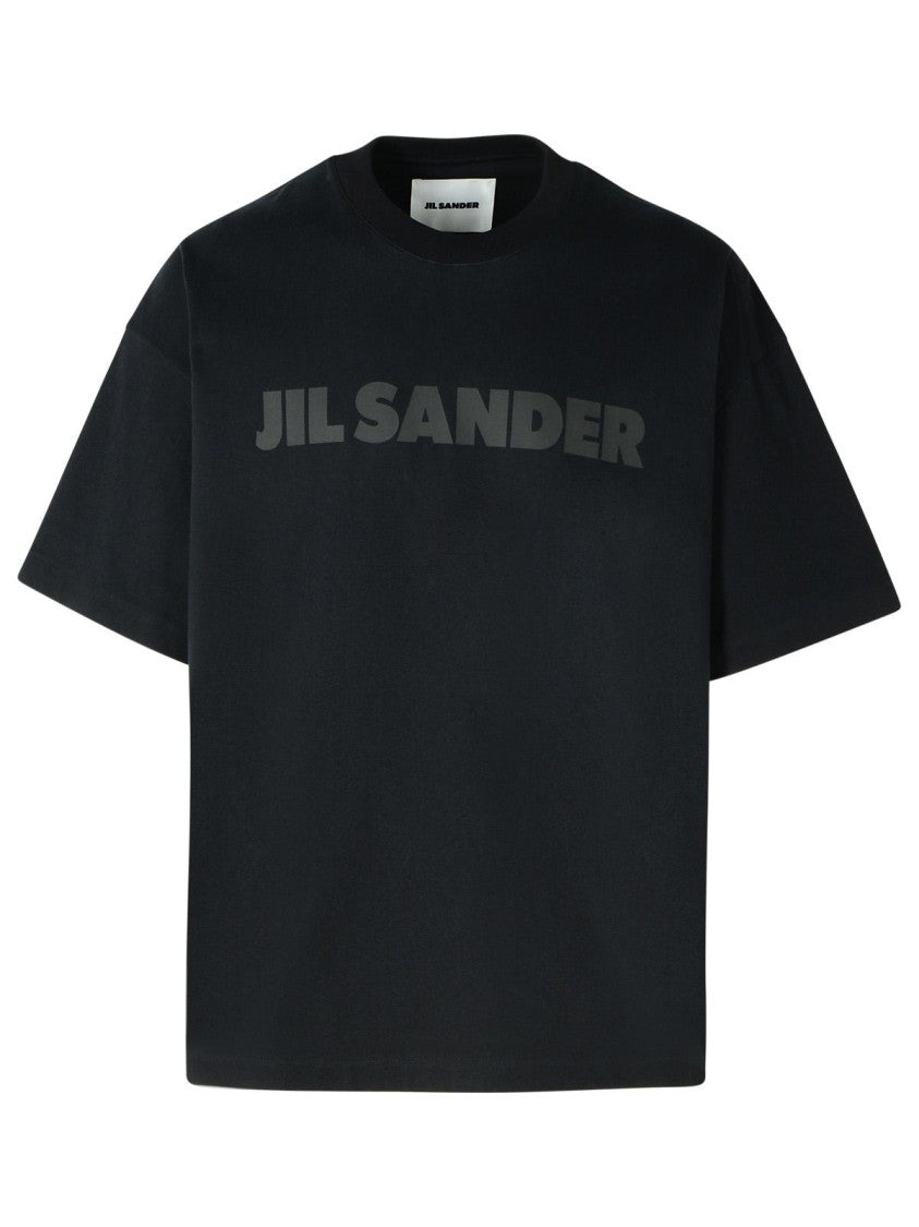 Jil Sander Black Cotton T-Shirt