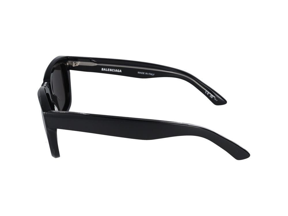 Balenciaga Black Bb0346s Acetate Bold Oversized Square Frame Sunglasses
