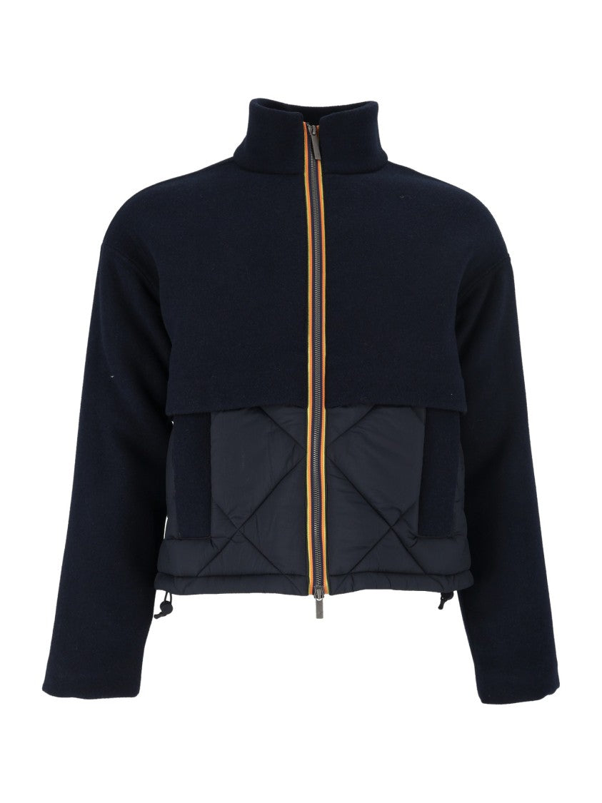 K-Way Mandie Wool-Nylon Warm Short Down Jacket