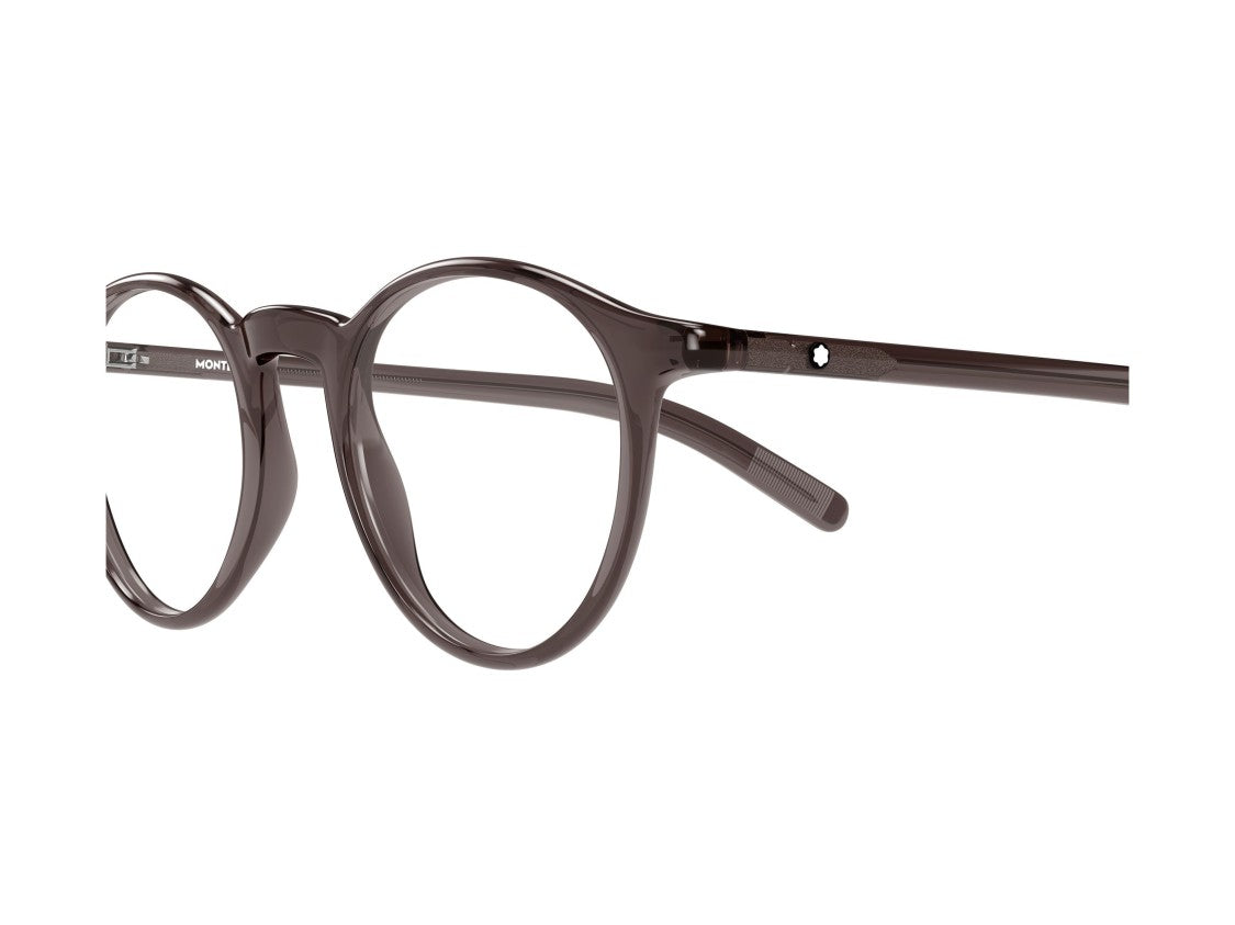 Montblanc Mb0329o Translucent Acetate Rounded Frame Sunglasses