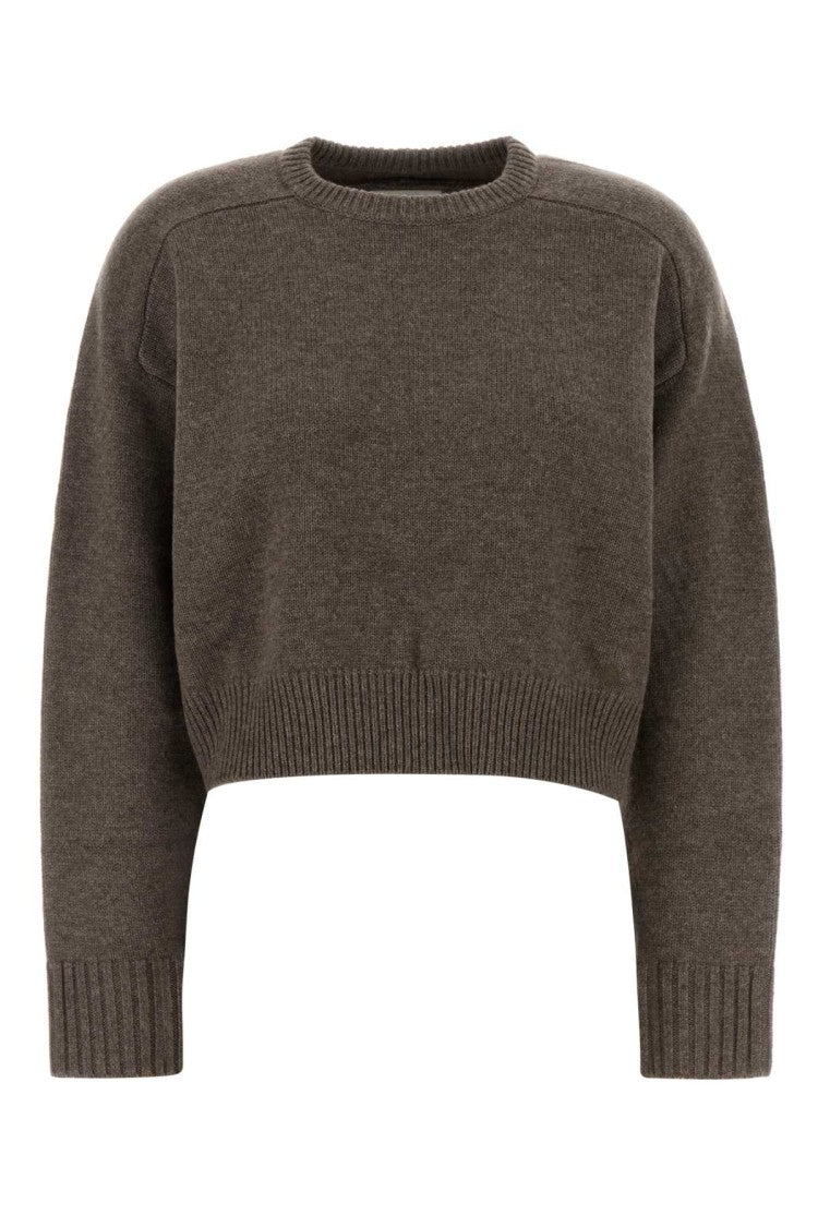 Loulou Studio Mud Wool Blend Bruzzi Sweater